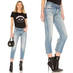Moussy Vintage Kelley Skinny Distressed Jeans Size 26